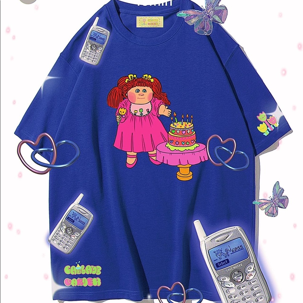 💖Cabbage Patch Kids Tee Original hand-painted cabbage patch dolls  cute T-Shirt